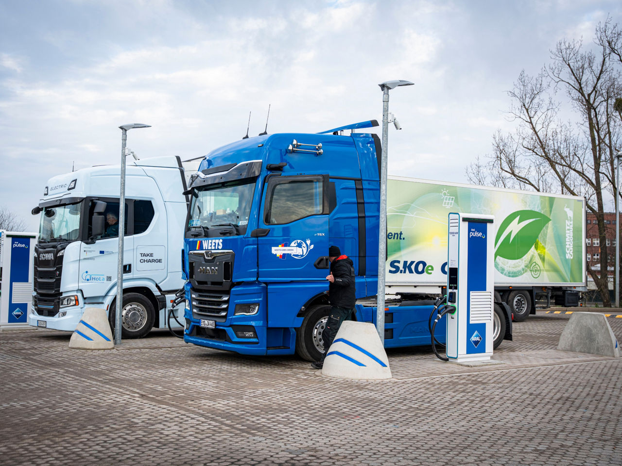 Begleiter der Logistiker: "Aral pulse" ist die Elektromobilitätsmarke von Aral. 